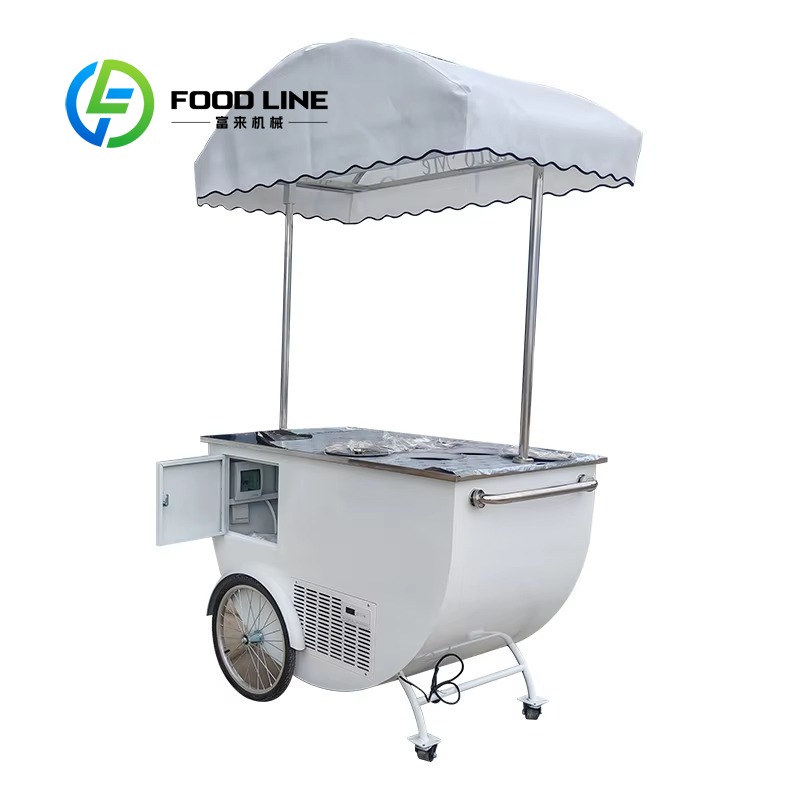 Hot Dog Vending Cart - Dostosowywany mobilny wózek handlowy na zamówienie,