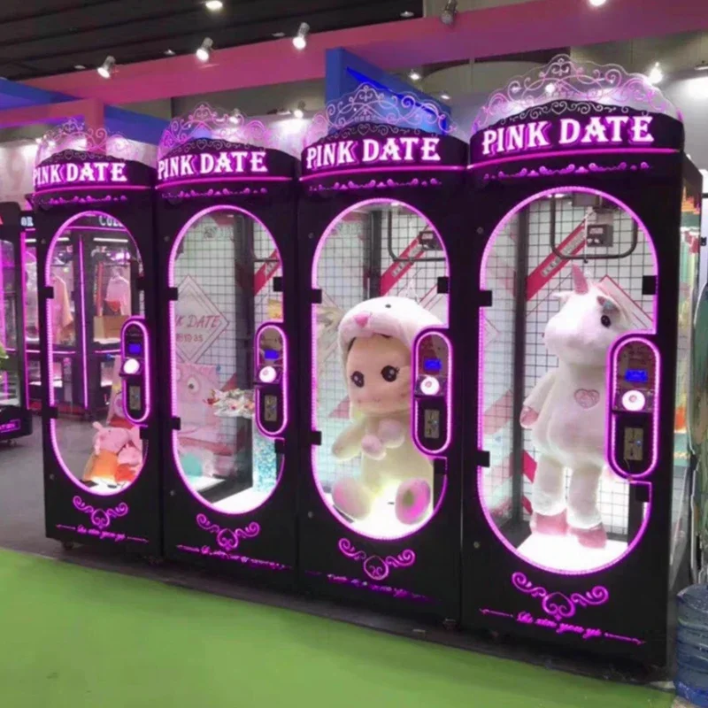 Arcade Prize Vending Machine - A- Różowe Nożyczki do Datowania Cięcia