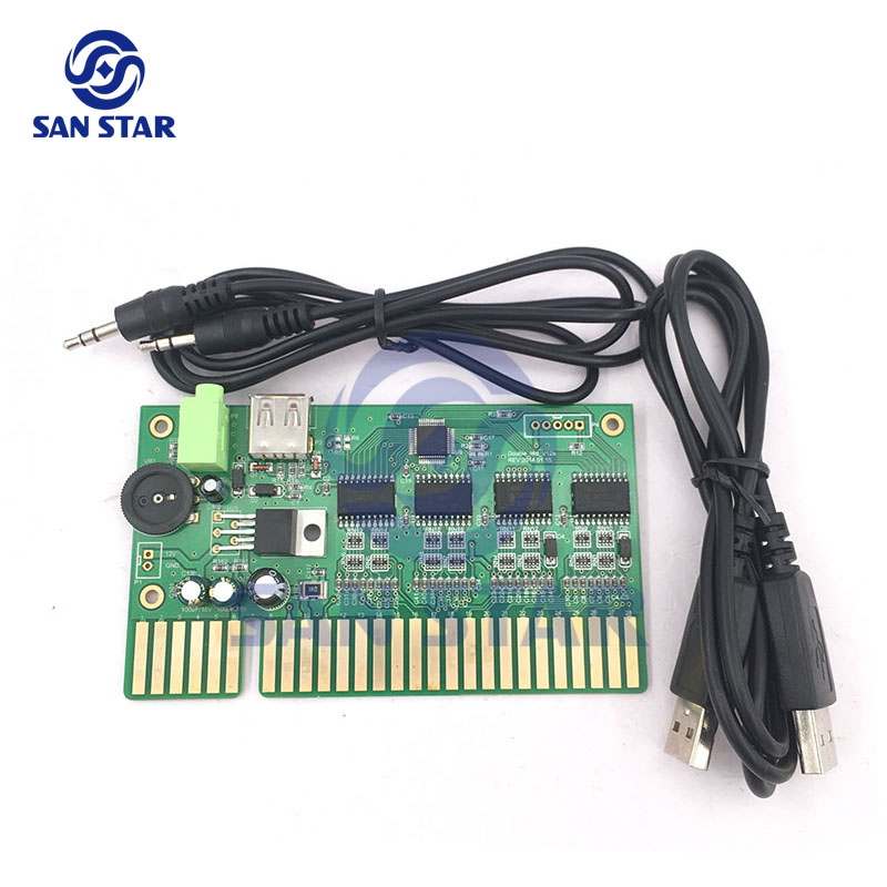 Arcade Button Pcb - Konwerter PC TO JAMMA USB do