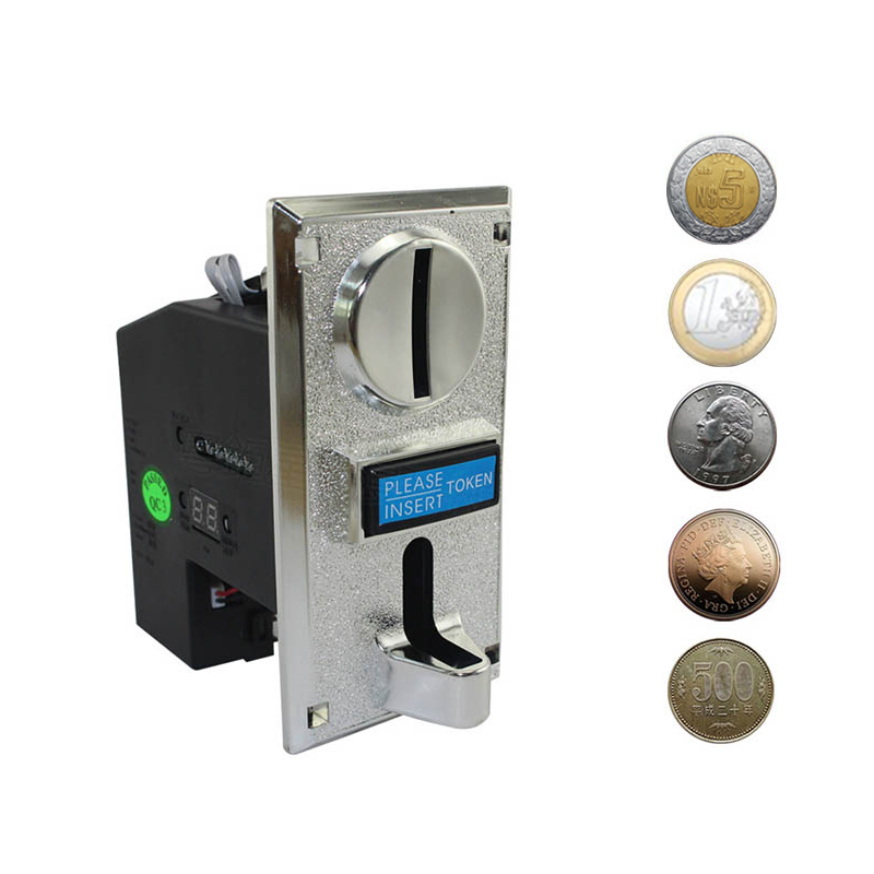 Arcade Ticket Machine - Multi Coin Acceptor Electronic Roll Down