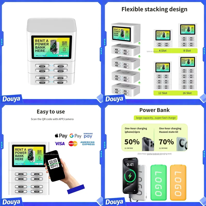 Vending Machine Qr Code - Stacja ładująca do urządzeń mobilnych z