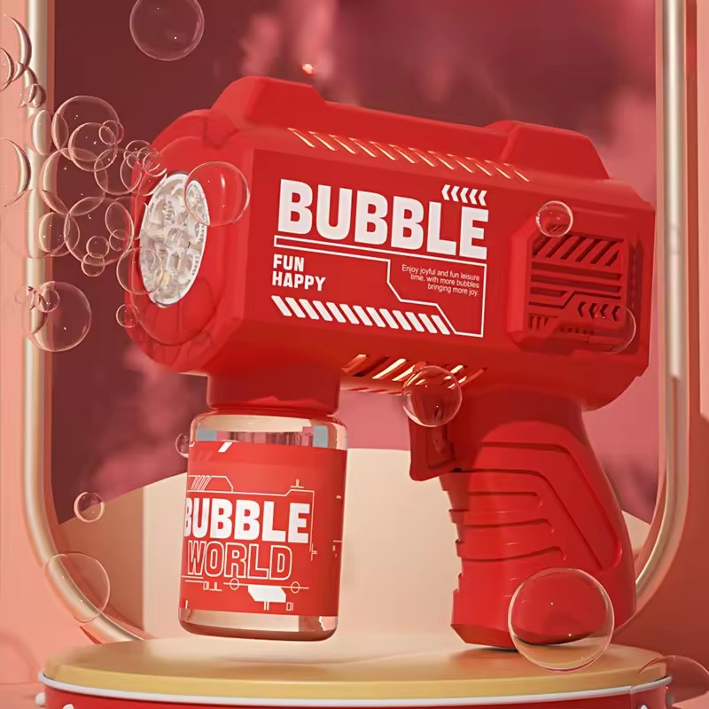 Bubble Gum Machine - Elektryczna pistolet do baniek mydlanych, automatyczna