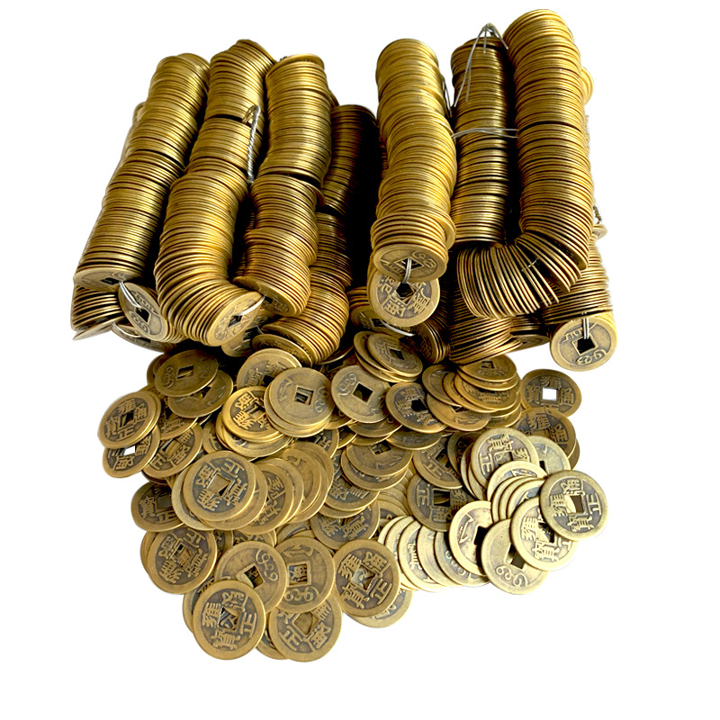 Arcade Game Coin - 100 sztuk chińskie monety miedziane Craft