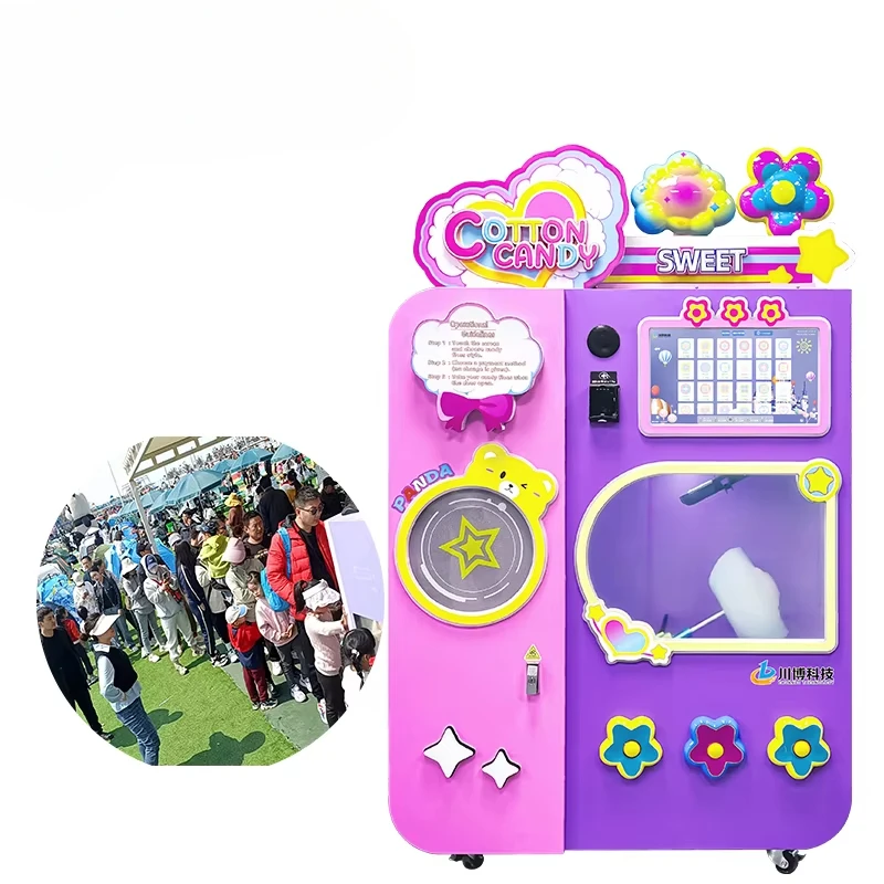 Candy Vending Machine - Automat do waty cukrowej na zamówienie,