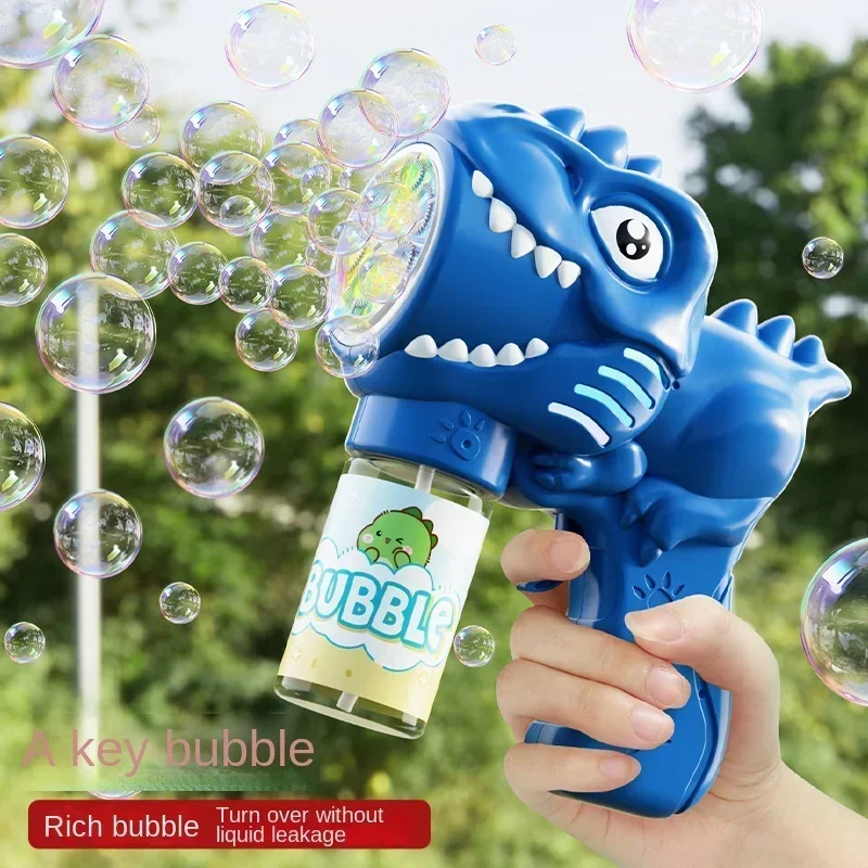 Bubble Gum Machine - Elektryczny pistolet do bąbelków z dinozaurem,