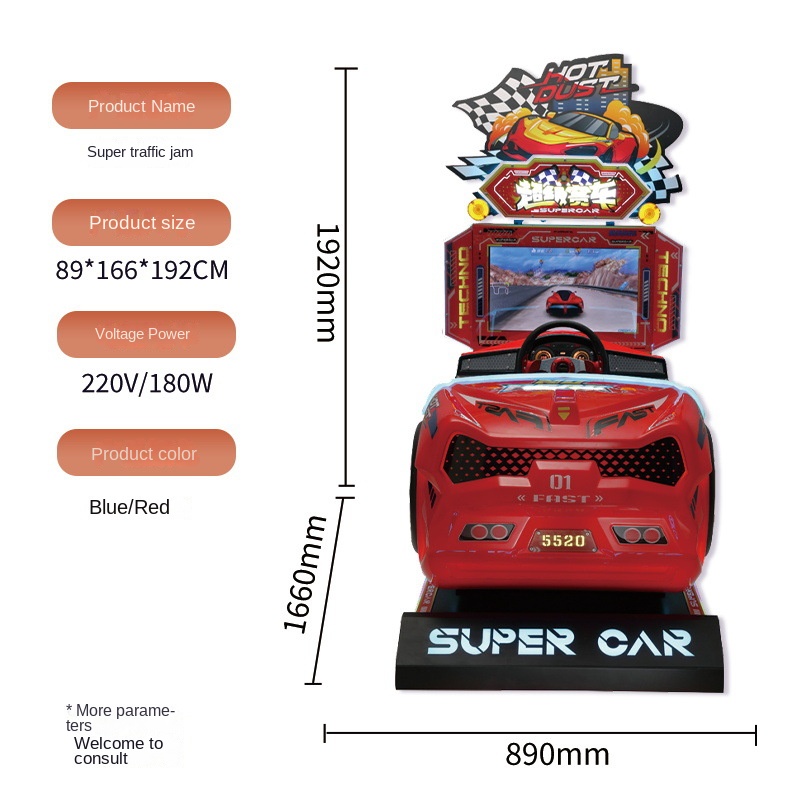 Racing Arcade Cabinet - Automat do gier arcade na monety,