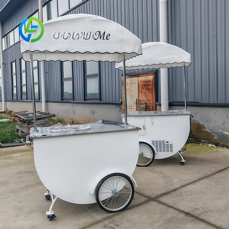 Dostosowywany mobilny wózek ha – Hot Dog Vending Cart recenzja i cena
