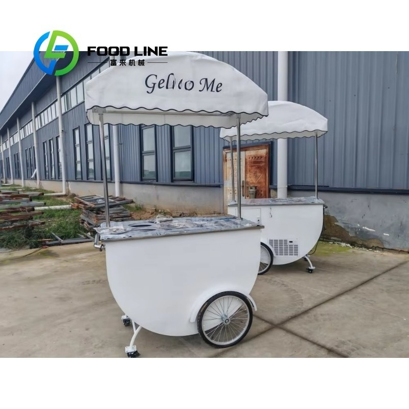 Dostosowywany mobilny wózek ha – Hot Dog Vending Cart recenzja i cena