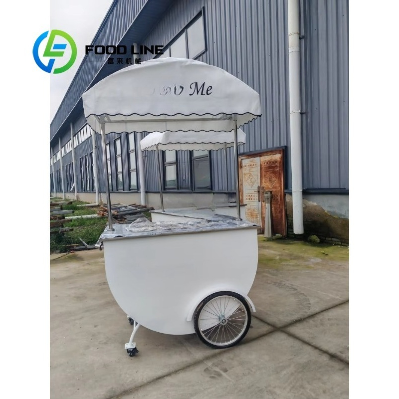 Dostosowywany mobilny wózek ha – Hot Dog Vending Cart recenzja i cena