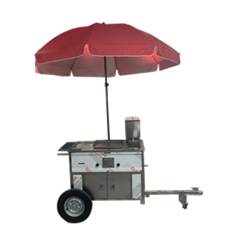 Kompaktowy mobilny wózek na pr – Hot Dog Vending Cart recenzja i cena