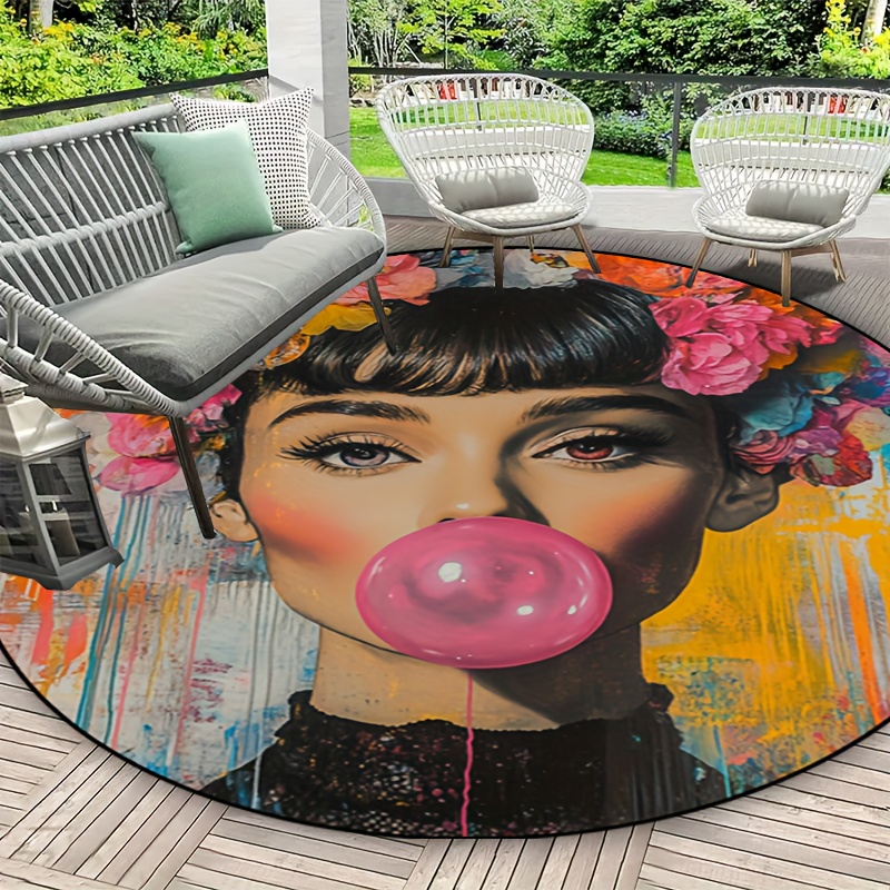 Dywan Okrągły z Grafitti, Kobi – Bubble Gum Machine recenzja i cena
