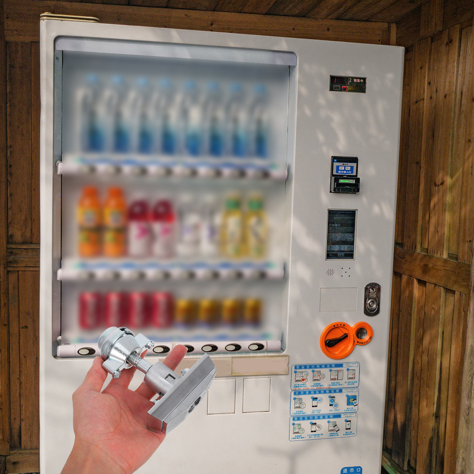 1 Zestaw Uniwersalny Zamek do  – Candy Vending Machine recenzja i cena