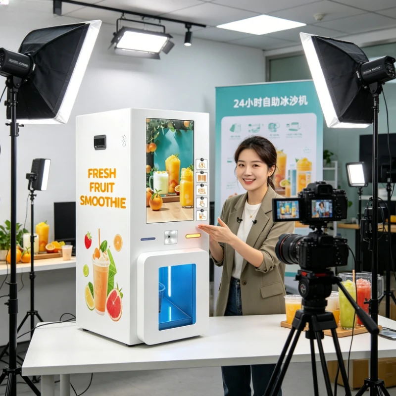 Automatyczna maszyna do smooth – Vending Machine Qr Code recenzja i cena