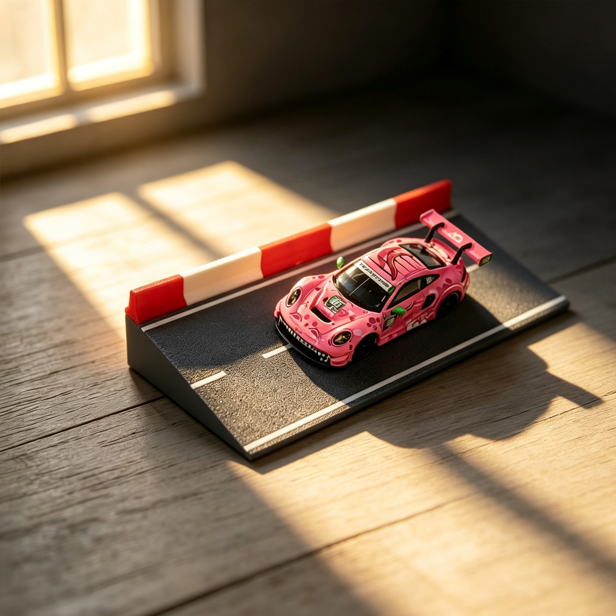 Mała scena z modelem samochodu – Racing Arcade Cabinet recenzja i cena