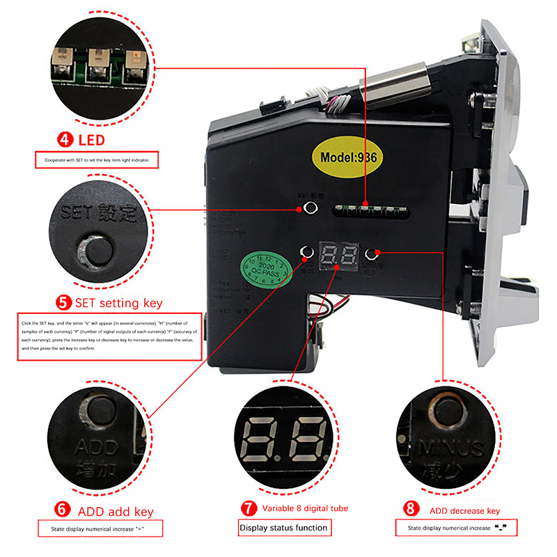 616 Elektroniczny mechanizm se – Arcade Ticket Machine recenzja i cena