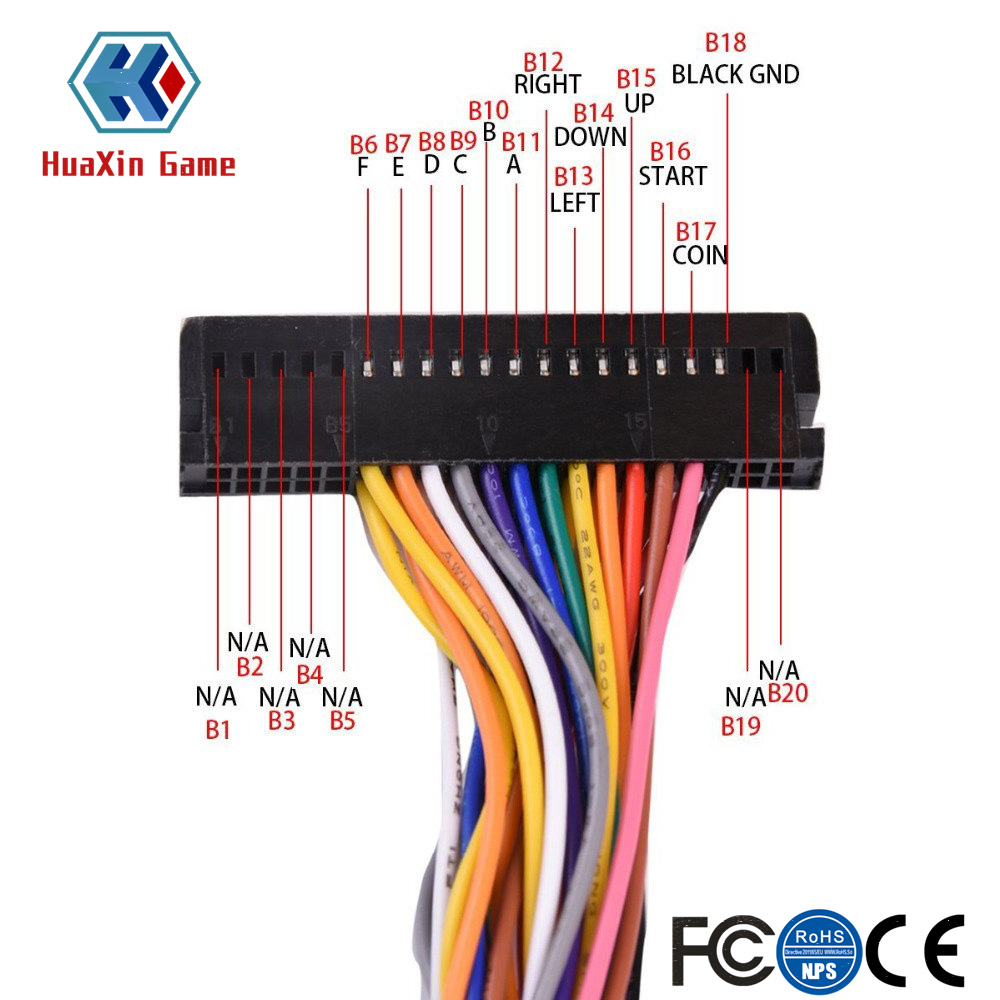 Arcade 40 Pin Cabinet Wire Har – Arcade Button Pcb recenzja i cena