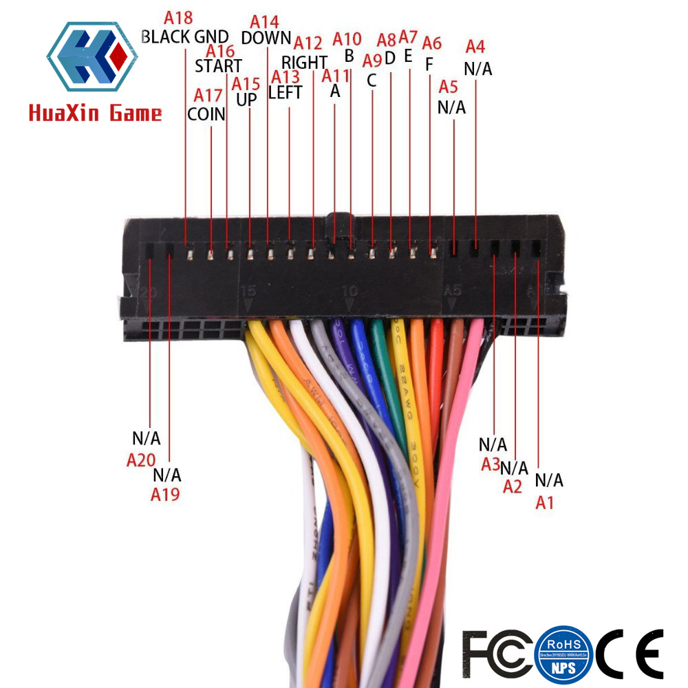 Arcade 40 Pin Cabinet Wire Har – Arcade Button Pcb recenzja i cena