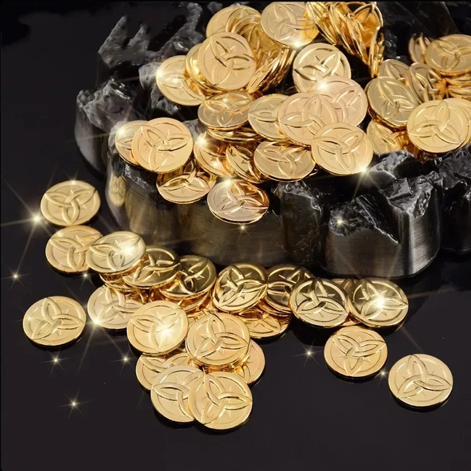 10 szt. Genshin Impact Monety  – Arcade Game Coin recenzja i cena