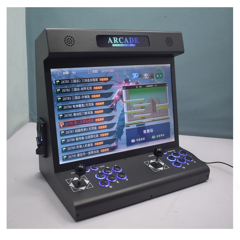 22-calowy LCD Arcade Bartop S8 – Trackball Controller Arcade recenzja i cena