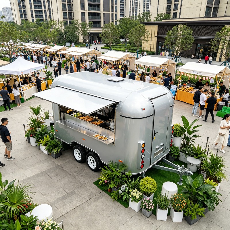 Dostosowany wózek gastronomicz – Hot Dog Vending Cart recenzja i cena